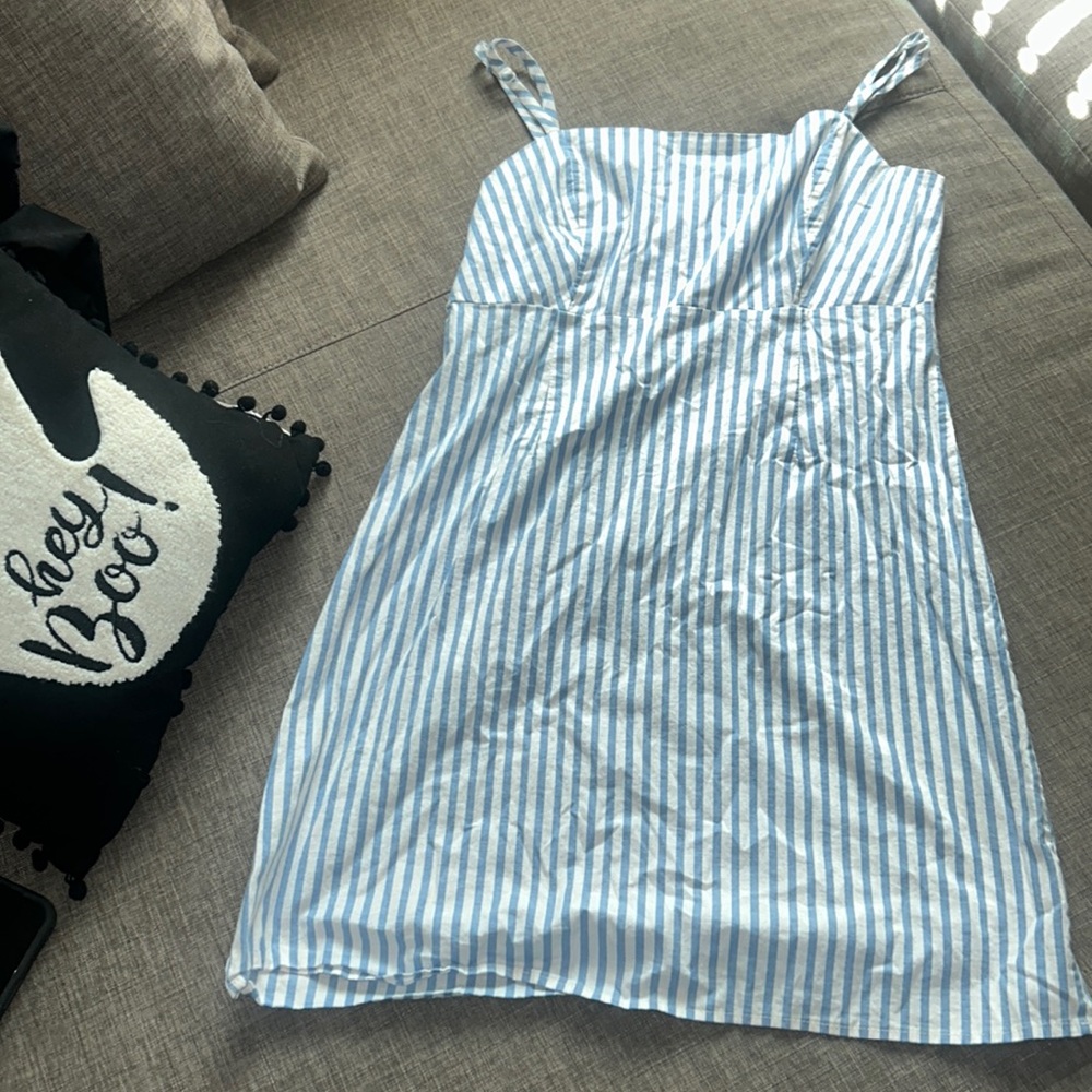 Striped Kendall & Kylie dress